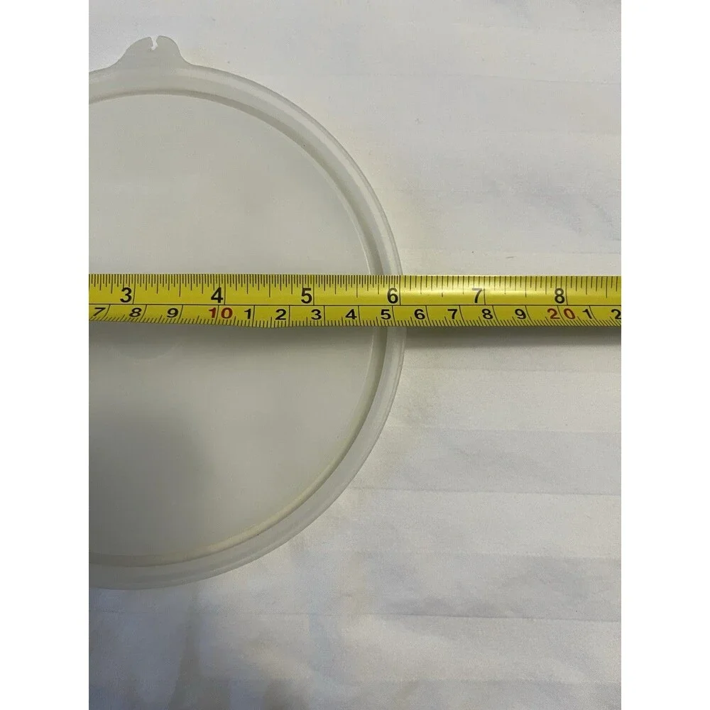 Tupperware Vintage OEM Replacement Lid Seal 227-80 Tab C Clear Round USA Made